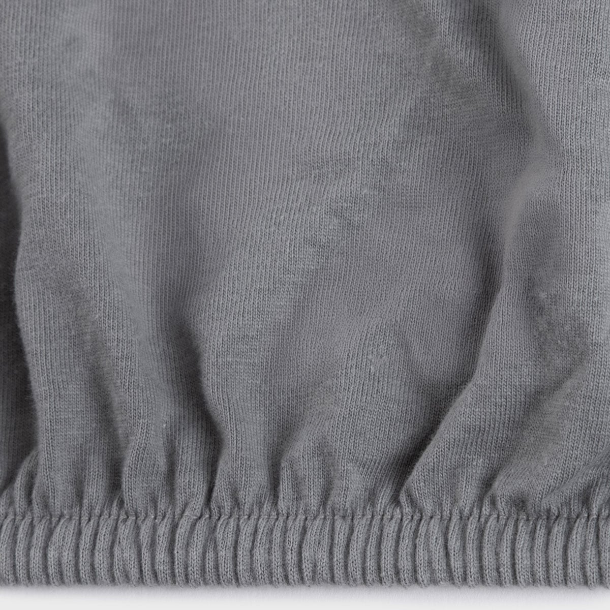PELLY Jersey Grey Premium Bed Sheet 160x200 cm