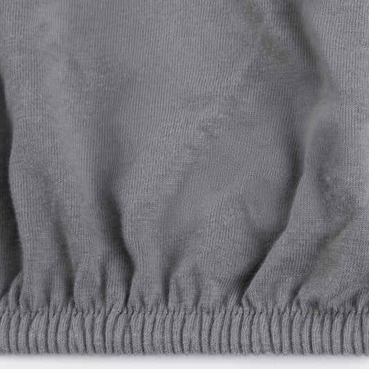 PELLY Jersey Grey Premium Bed Sheet 160x200 cm