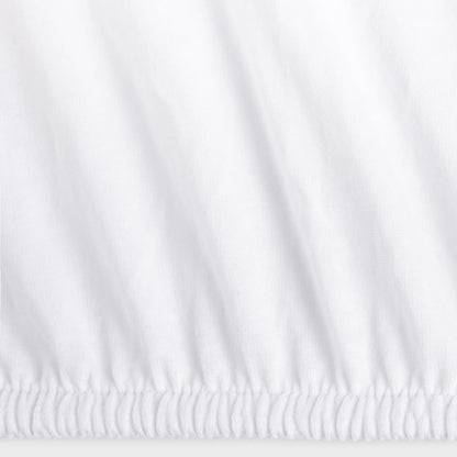 PELLY Jersey White Premium Bed Sheet 140x200 cm