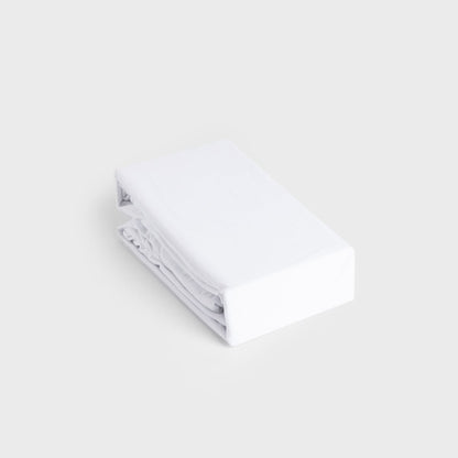 PELLY Jersey White Premium Bed Sheet 160x200 cm