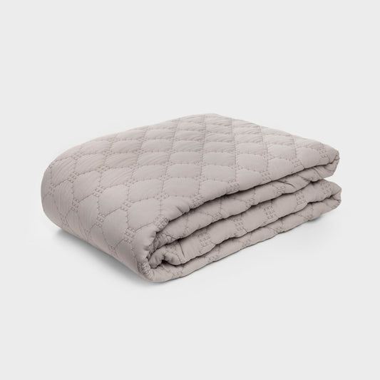 SPROUT Quilted Beige Bedspread 200x220 cm