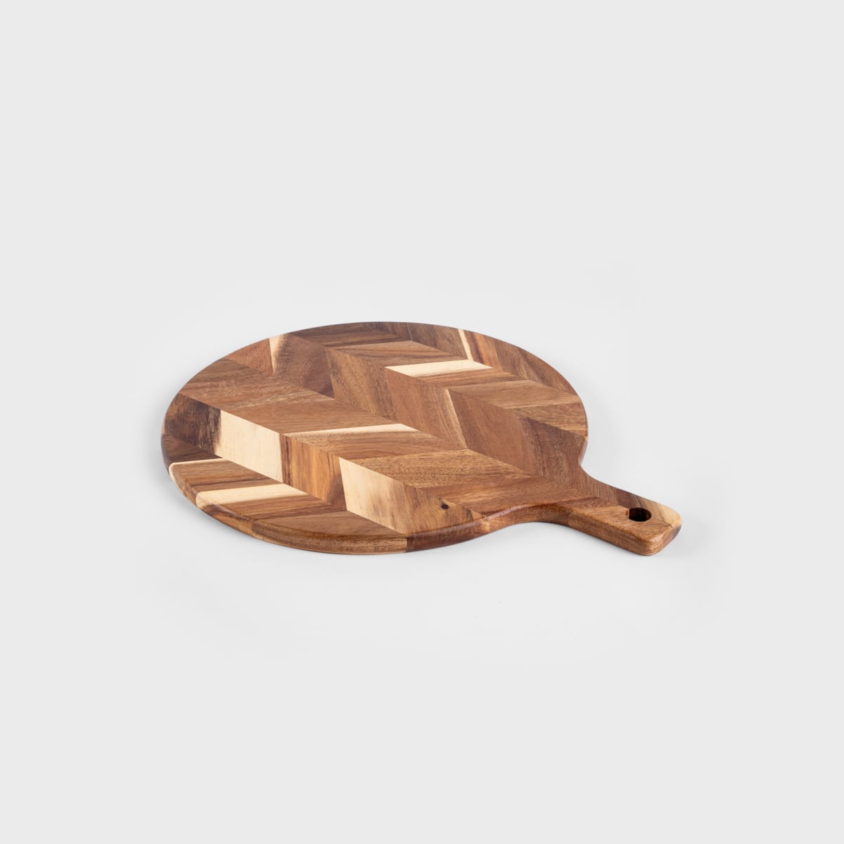 NEVADO Round Herringbone Serving Board 42x31x3 cm