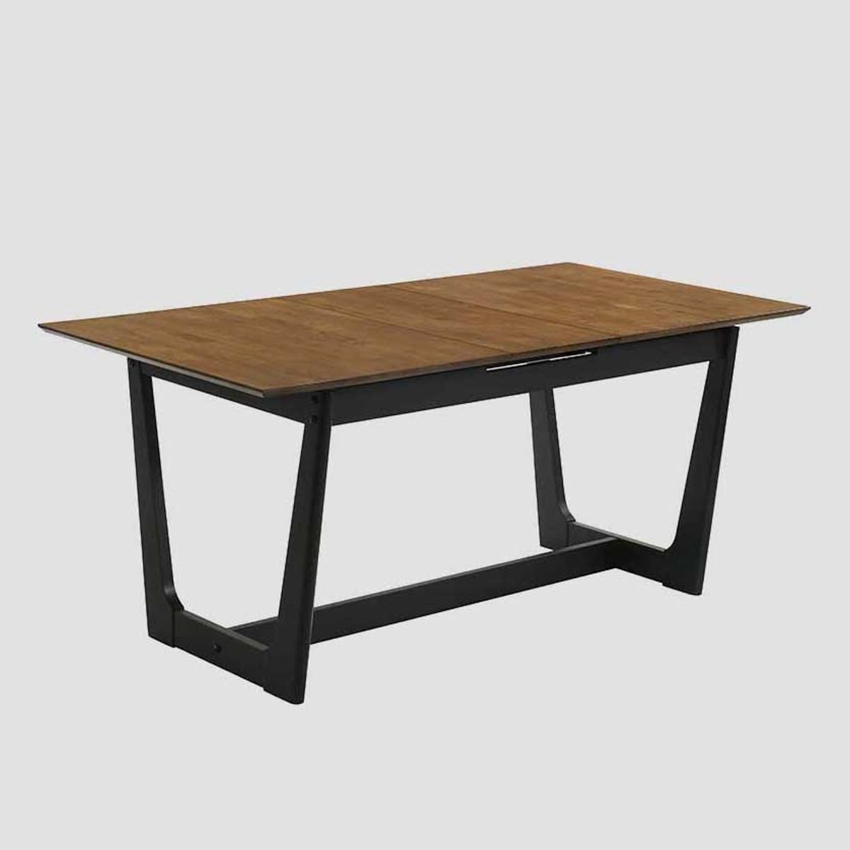 PAHKEL Rubber Wood Folding Table Adjustable 140-175x90x76 cm