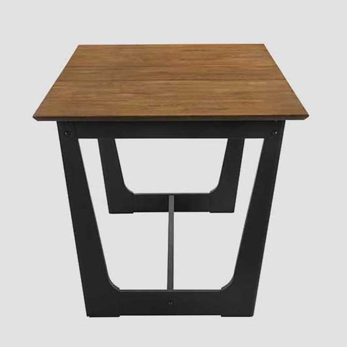 PAHKEL Rubber Wood Folding Table Adjustable 140-175x90x76 cm