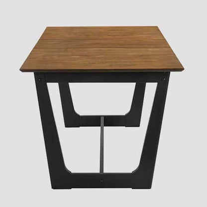 PAHKEL Rubber Wood Folding Table Adjustable 140-175x90x76 cm