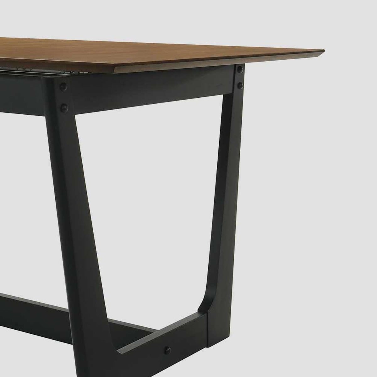 PAHKEL Rubber Wood Folding Table Adjustable 140-175x90x76 cm