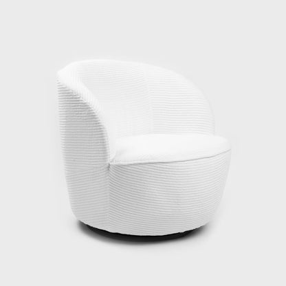 SVINGEN FASO Stucco Swivel White Armchair 65.5x77x69cm