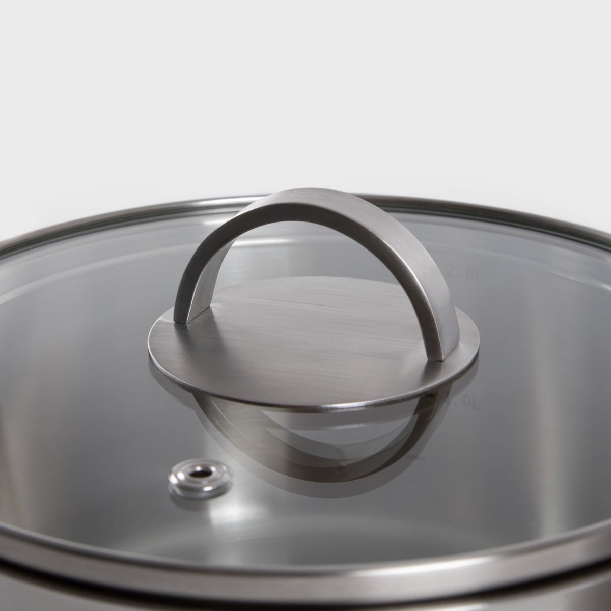 Pots set EATALY Stainless Steel 6-Piece Pot Set with Glass Lids