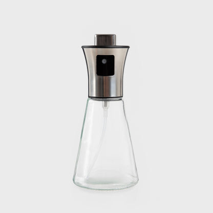 OLIO Oil Dispenser - Glass & Stainless Steel, 16.5 cm
