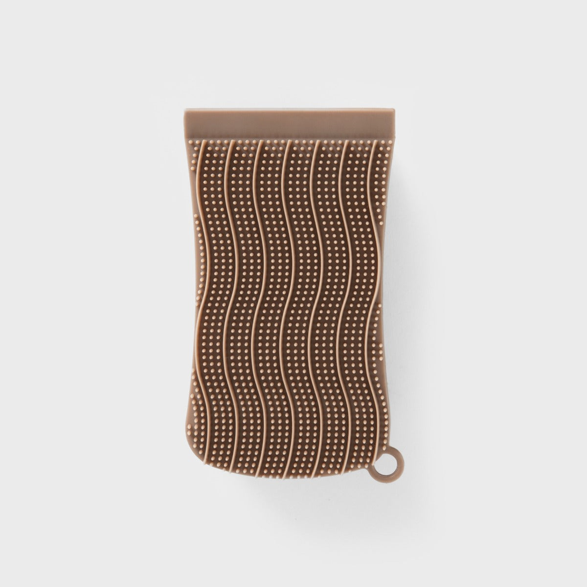 Easy Clean Silicone Double-Sided Sponge Taupe 13x7 cm