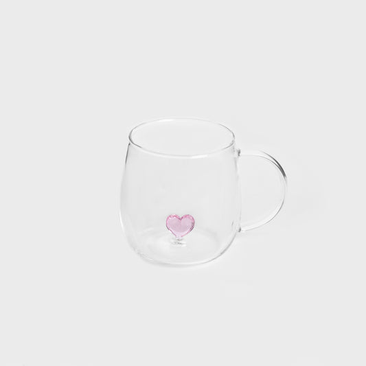 CORAZON Glass Mug with Rim 0.4L