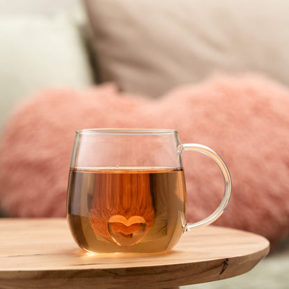 CORAZON Glass Mug with Rim 0.4L