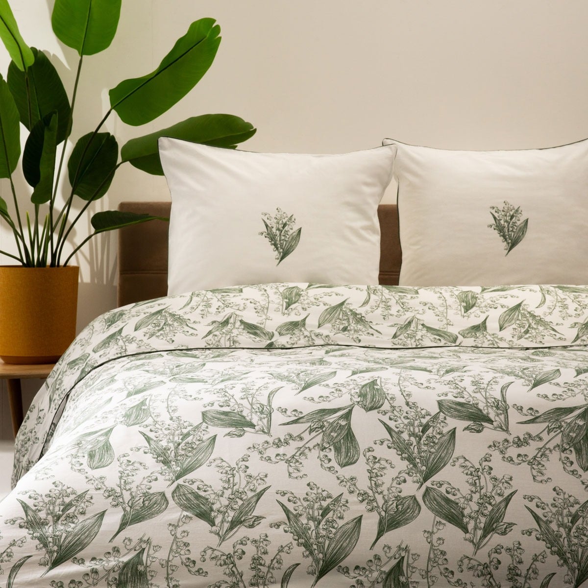 CONWALLIE Cotton Lily of the Valley Bedding Set 140x200 cm