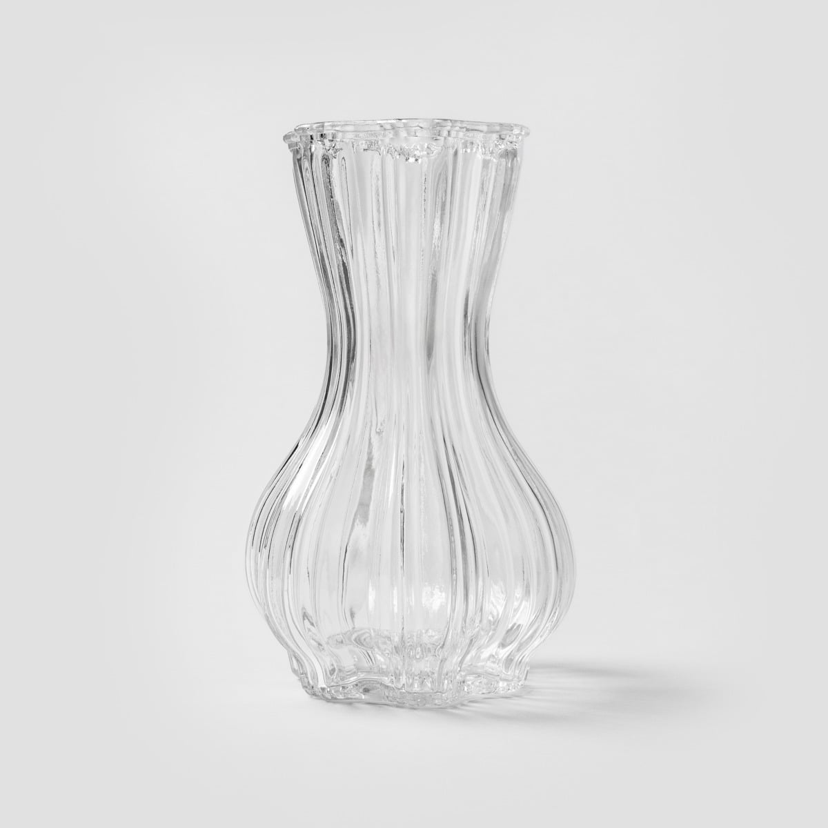 JUNNE Transparent Glass Vase 12x20.3 cm