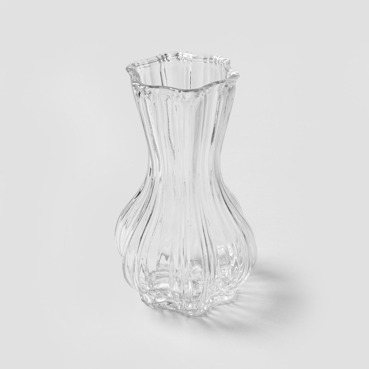 JUNNE Transparent Glass Vase 12x20.3 cm