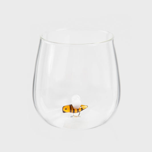 CAMPO Glass Goblet with Bee Design 0.4L