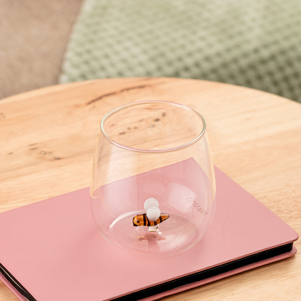 CAMPO Glass Goblet with Bee Design 0.4L