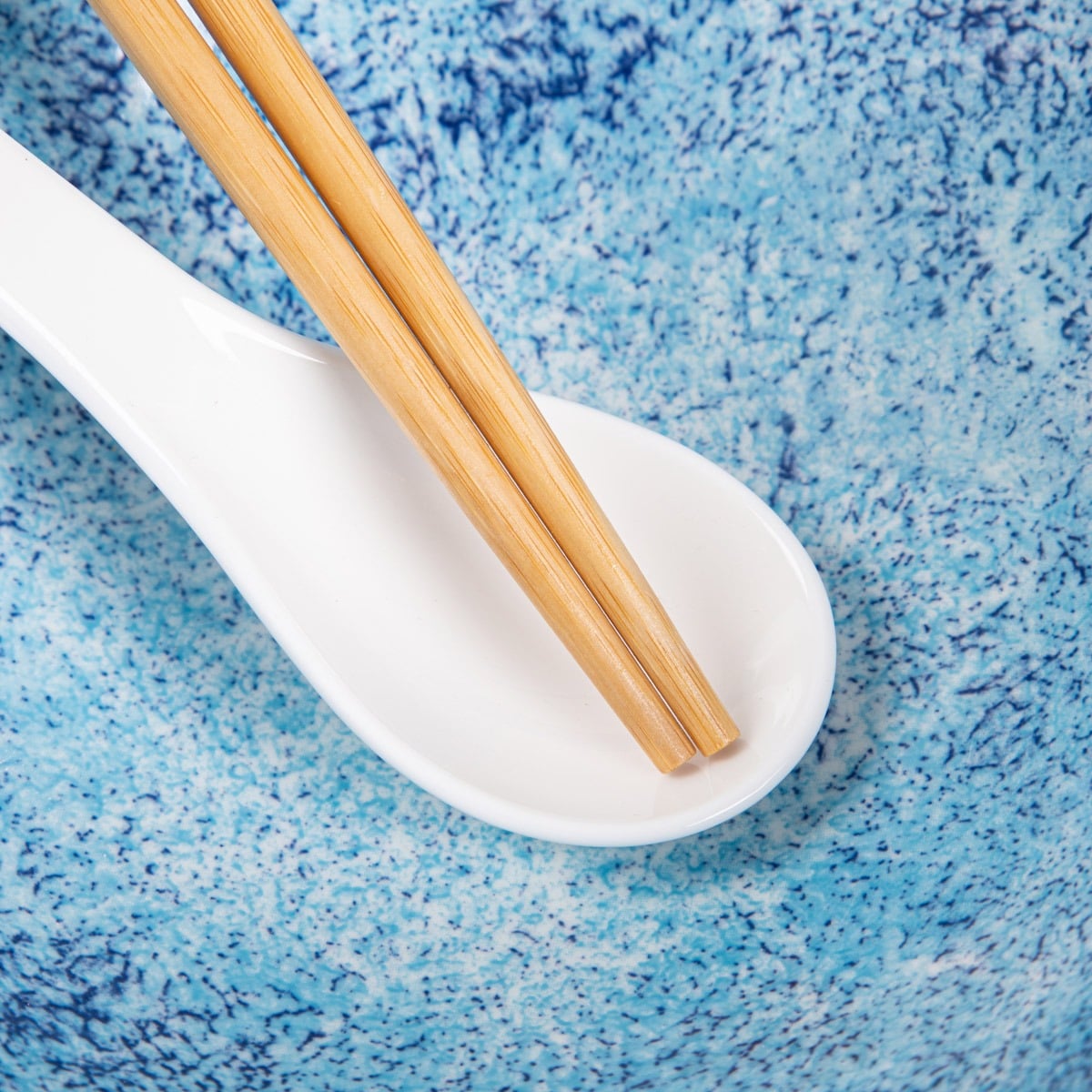 Ramen set SALADO Blue and Brown Ceramic Ramen Bowl Set - 21 cm