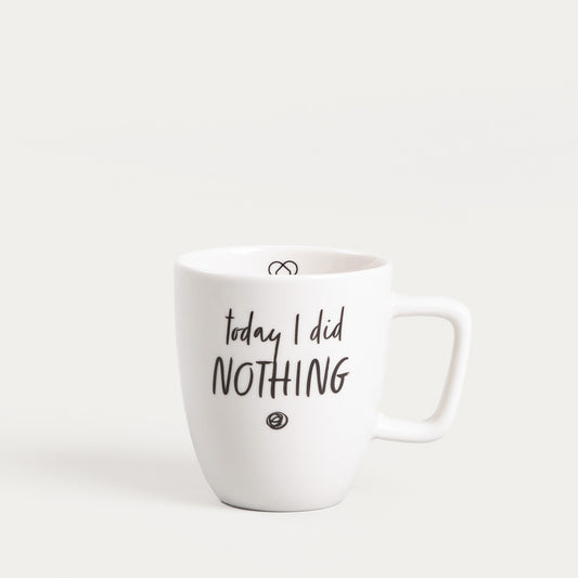 GAVON Ceramic Mug in Cream 0.25L Porcelain Coffee Cup