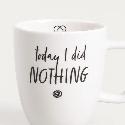 GAVON Ceramic Mug in Cream 0.25L Porcelain Coffee Cup