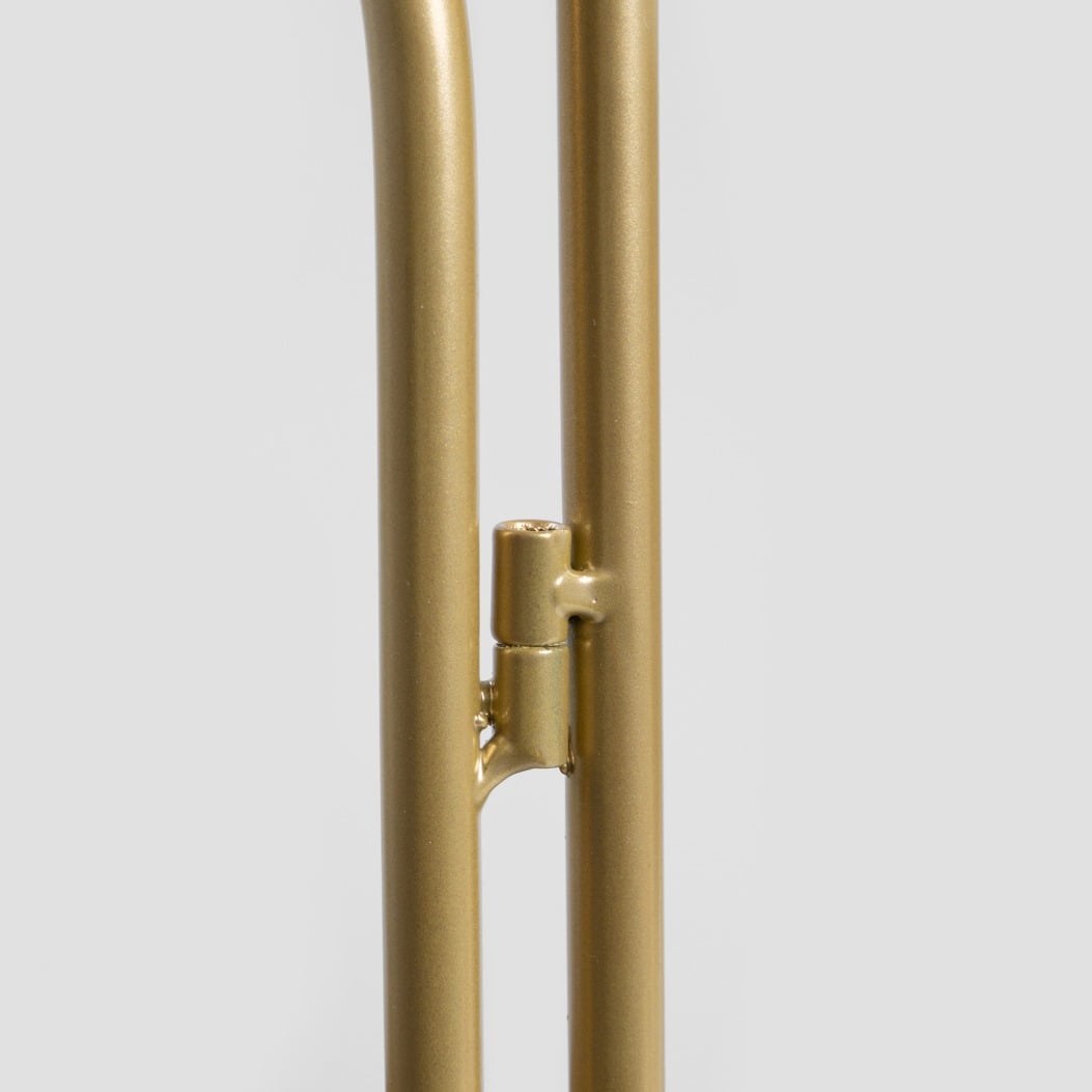 FLOERO Metal Gold Flowerbed 49x14x80 cm
