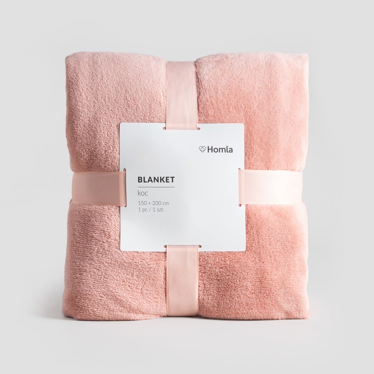 ROTE Thick Pink Blanket 150x200 cm