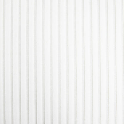White Velour Corduroy Cushion Cover 45x45 cm | SAMT