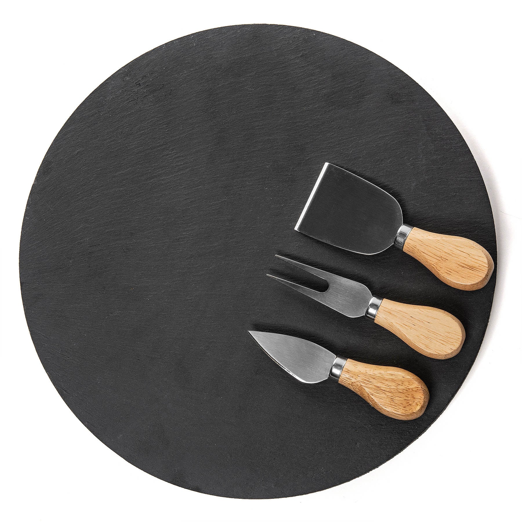 B2STONE Rotating Serving Board with Knives 30cm
