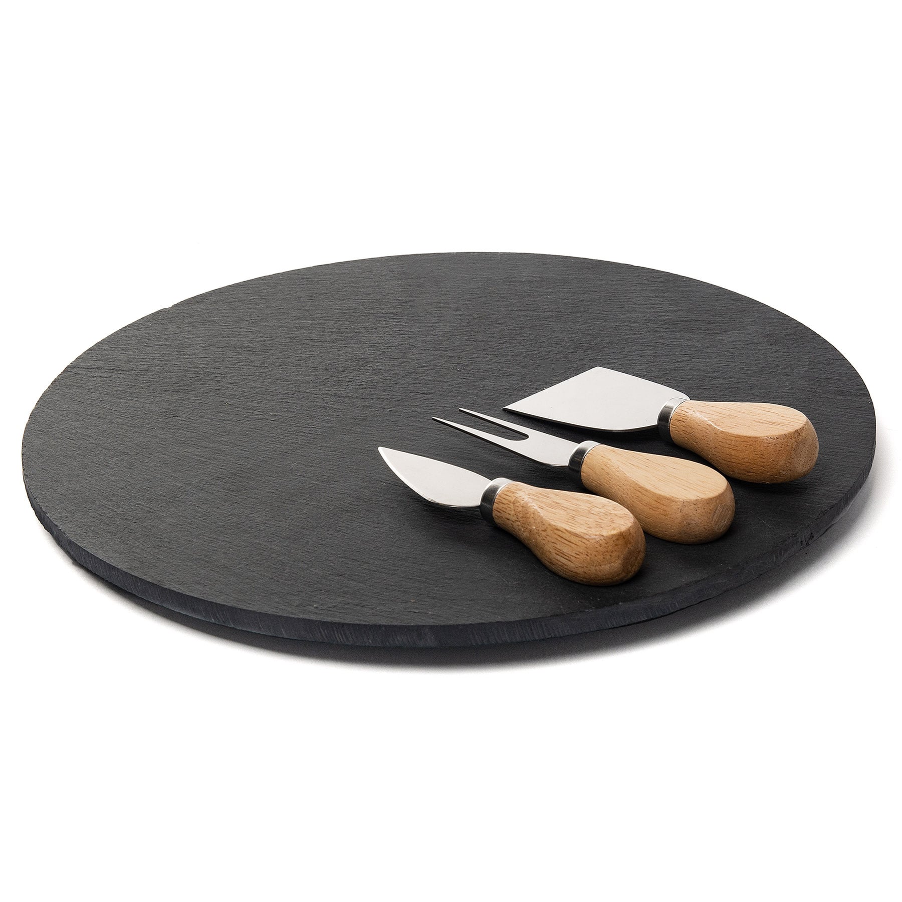 B2STONE Rotating Serving Board with Knives 30cm