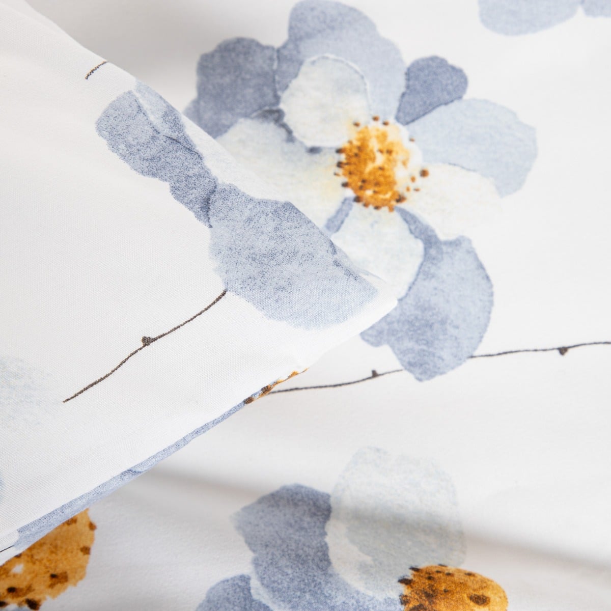 REITA Floral Microfibre Bedding Set 160x200 + 2 Pillowcases