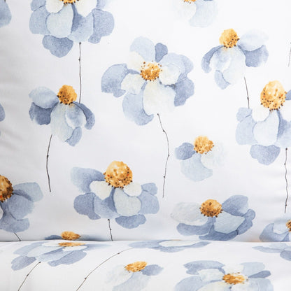 REITA Floral Microfibre Bedding Set 140x200 cm + Pillowcase