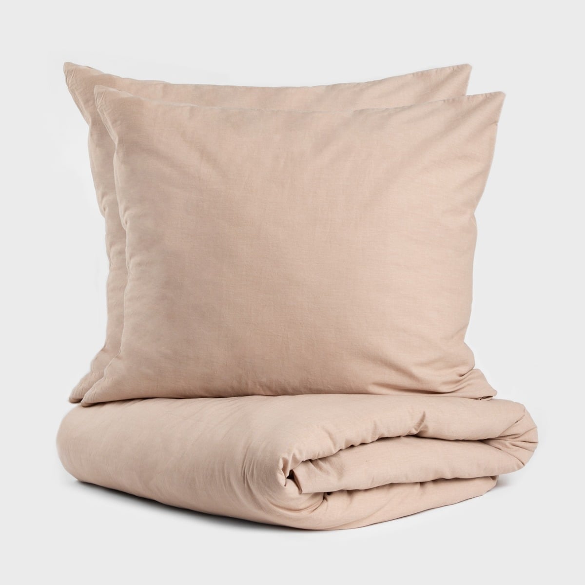 GOSSY Cotton Beige Bedding Set 160x200 + 2 Pillowcases