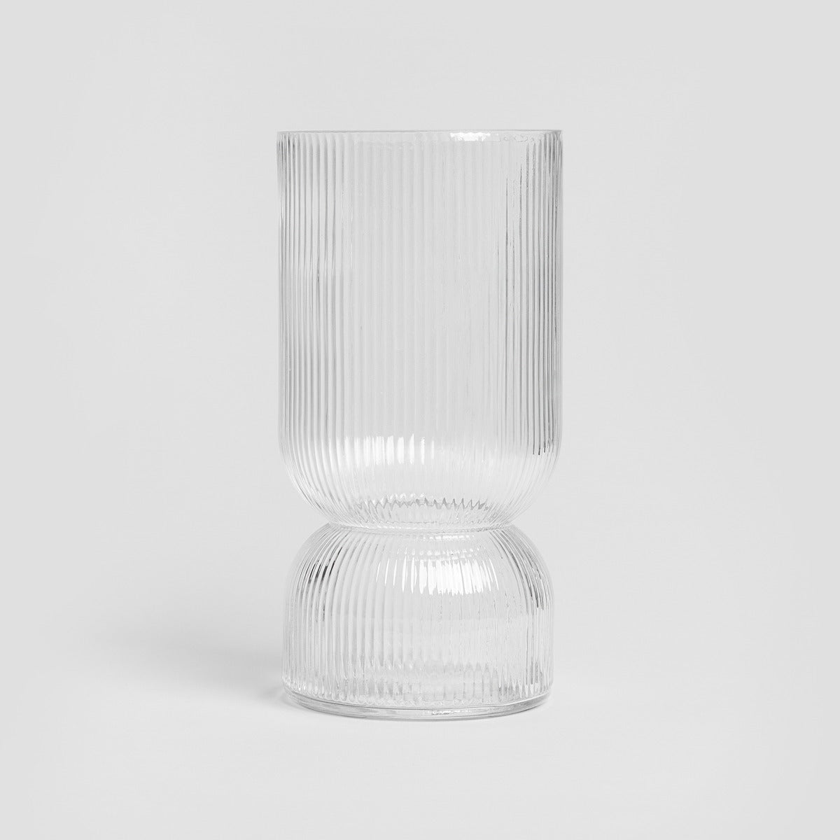 LIMPID Transparent Glass Vase 21 cm