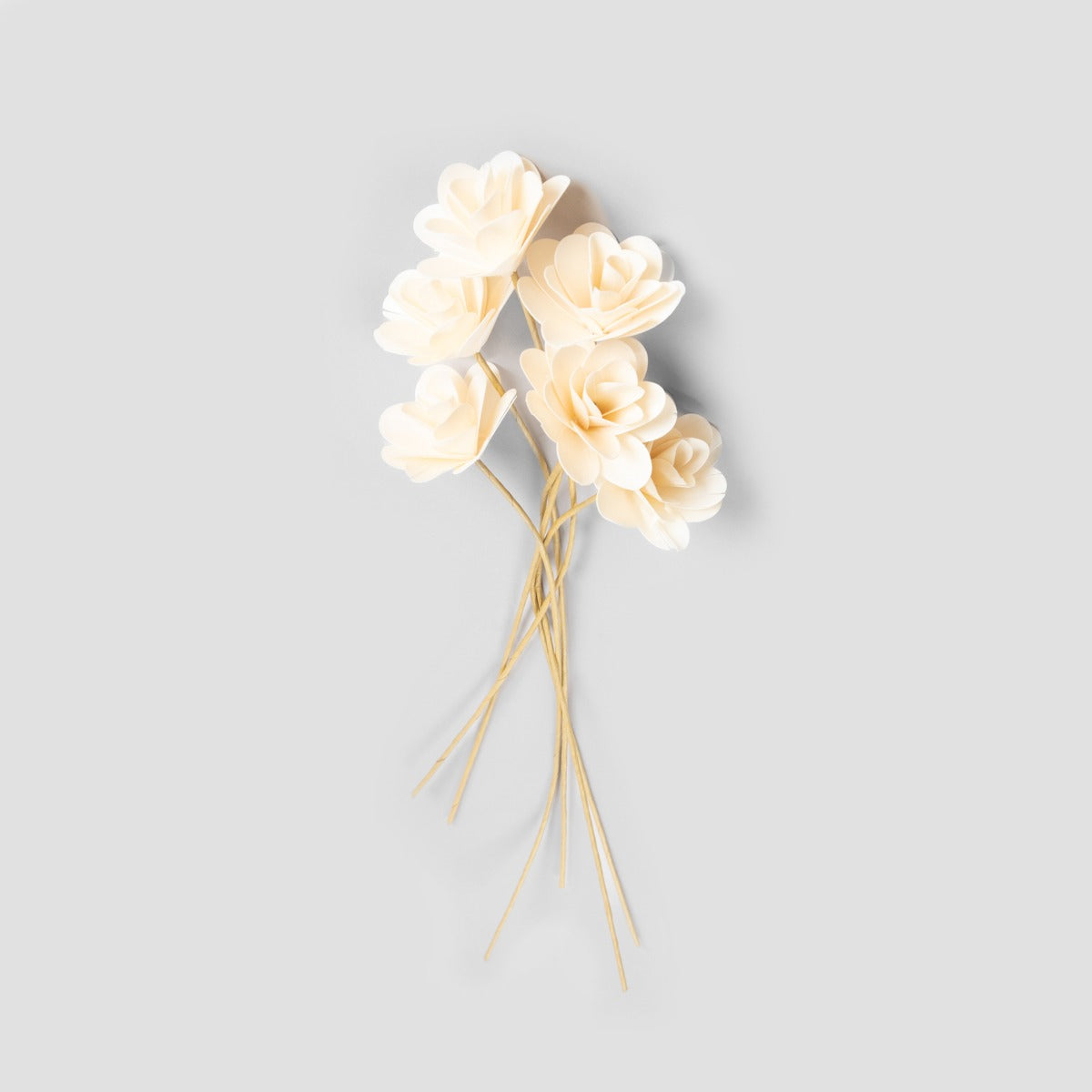 ALBA Wooden Water Lily Flower Bouquet - 50 cm