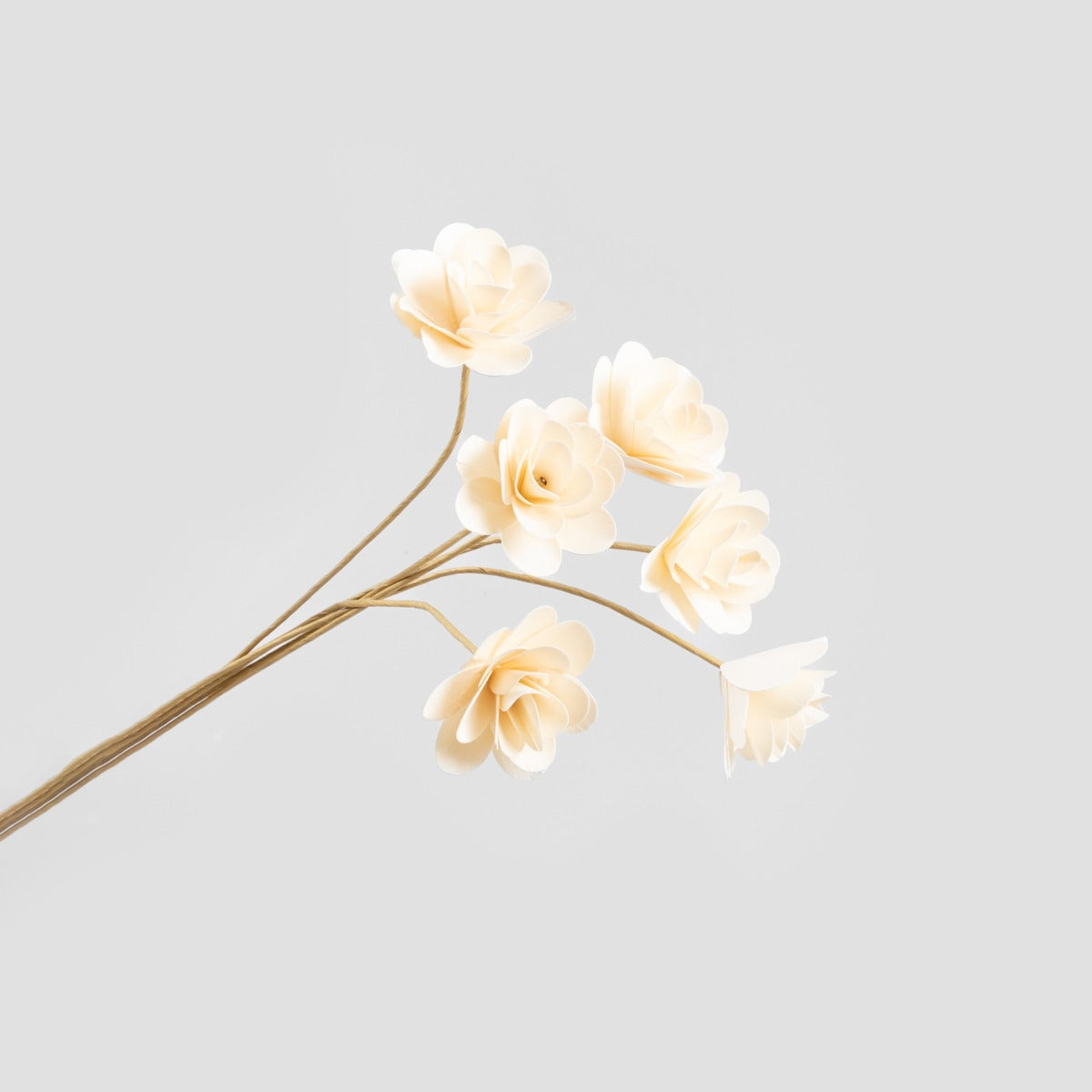 ALBA Wooden Water Lily Flower Bouquet - 50 cm