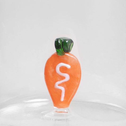 Ortaggio Glass Mug with Carrot Handle 0.48L