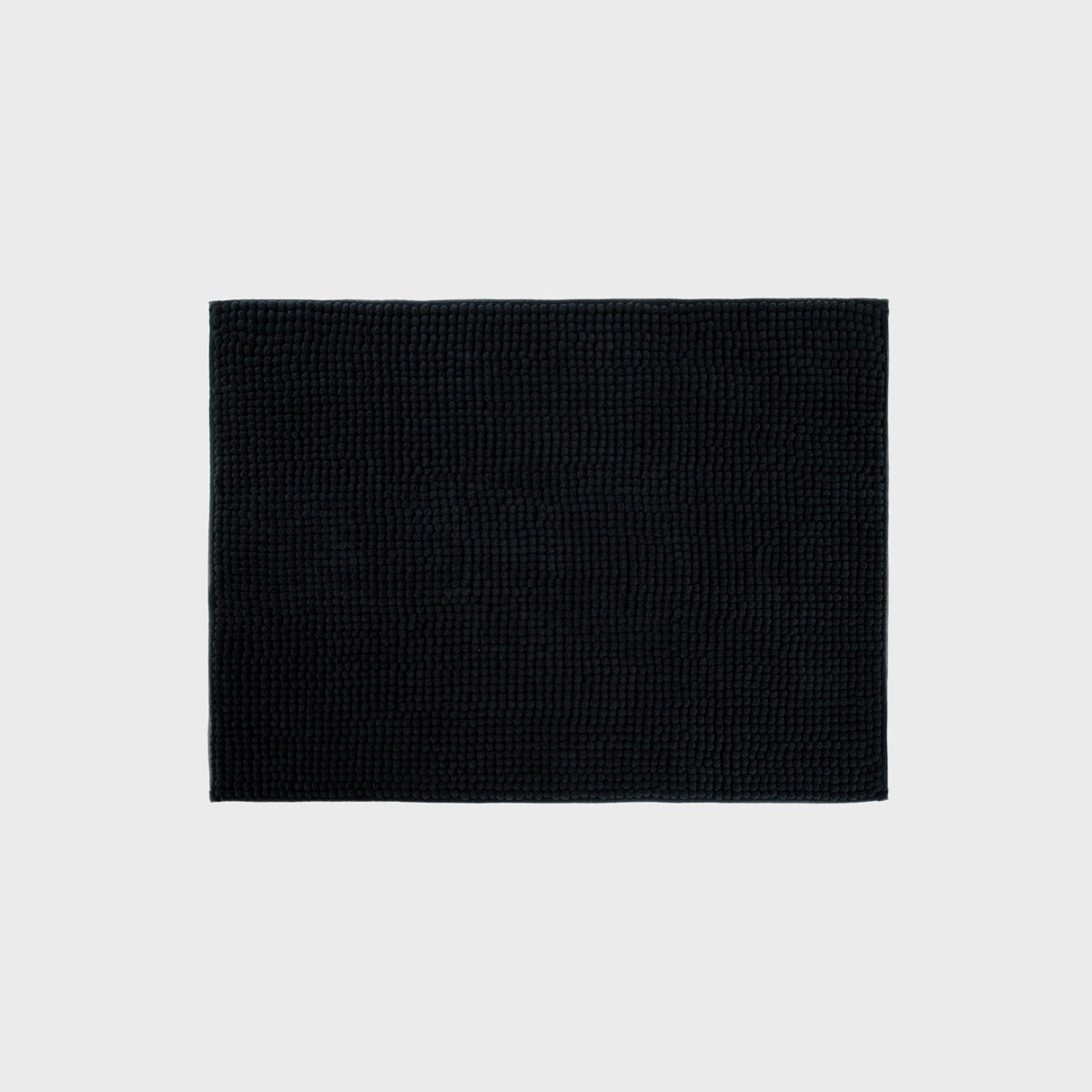 JON Non-Slip Black Bathroom Rug 50x70 cm