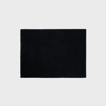 JON Non-Slip Black Bathroom Rug 50x70 cm