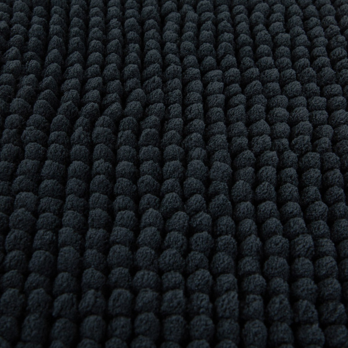 JON Non-Slip Black Bathroom Rug 50x70 cm