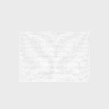 JON Anti-Slip White Bathroom Rug 50x70 cm