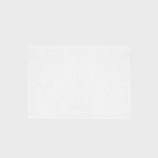 JON Anti-Slip White Bathroom Rug 50x70 cm