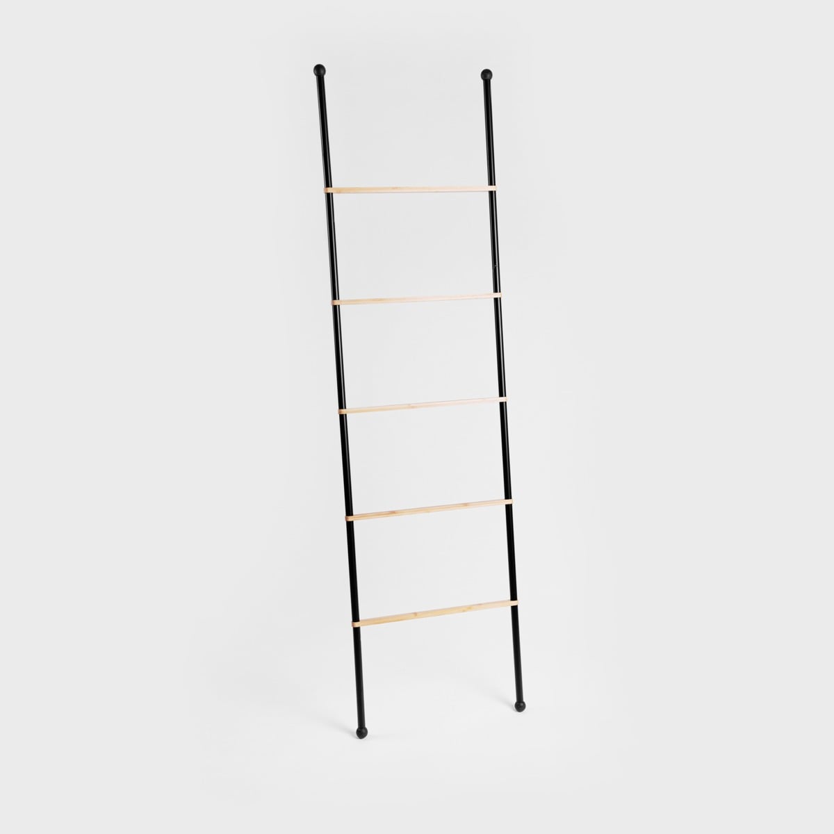 TARU Black Towel Ladder for Bathroom and Bedroom