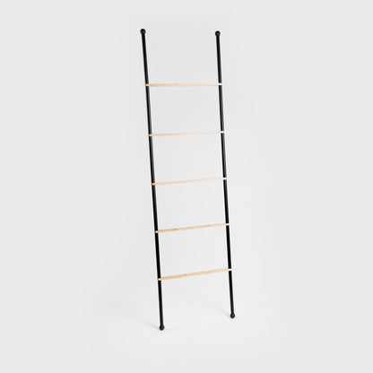 TARU Black Towel Ladder for Bathroom and Bedroom