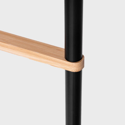 TARU Black Towel Ladder for Bathroom and Bedroom