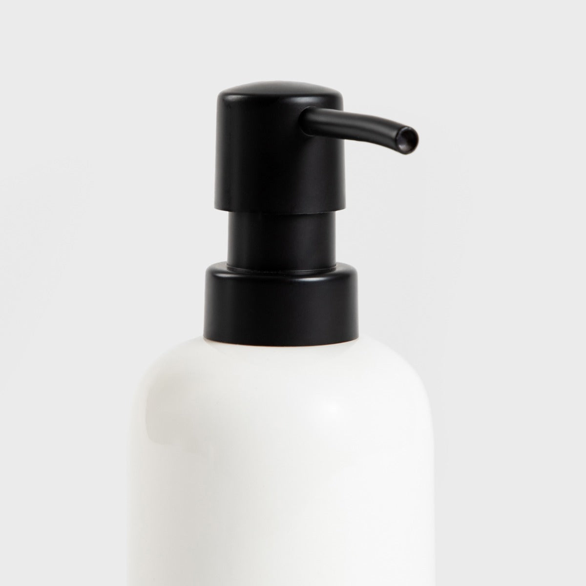 DORSEY White Dachshund Soap Dispenser - Ceramic Bathroom Accessory