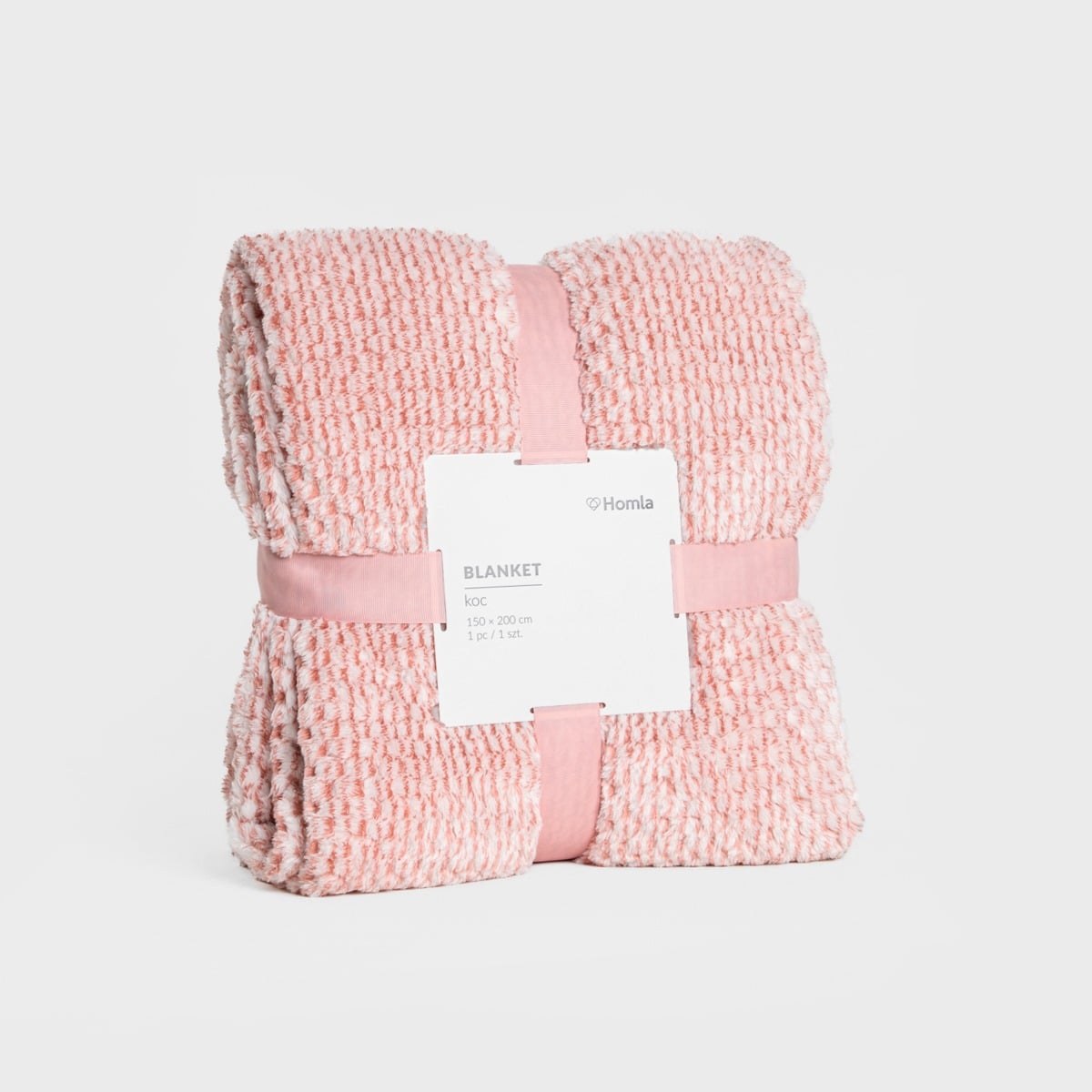 Galen Thick Pink Ombre Blanket 150x200 cm