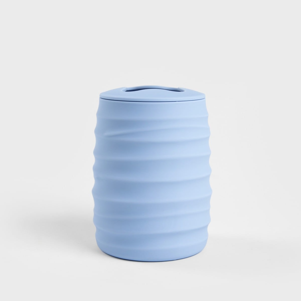 TORUS Embossed Blue Bathroom Mug 8.2x8.2x11 cm