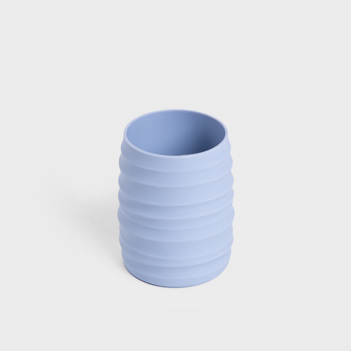 TORUS Embossed Blue Bathroom Mug 8.2x8.2x11 cm