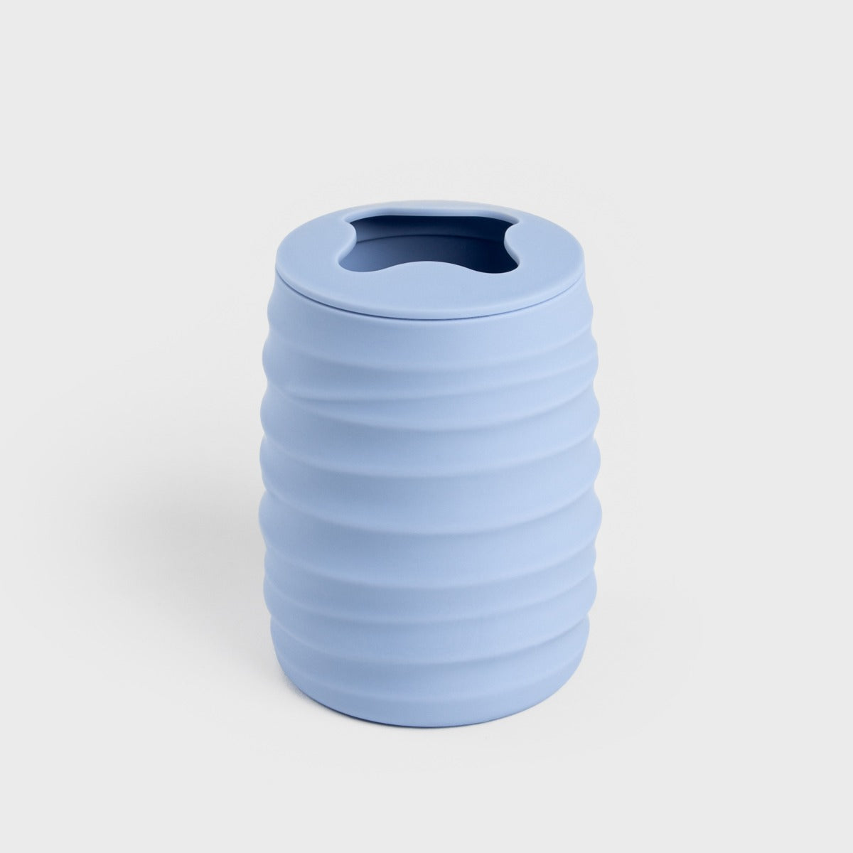 TORUS Embossed Blue Bathroom Mug 8.2x8.2x11 cm