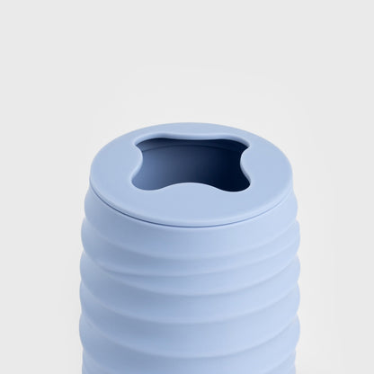 TORUS Embossed Blue Bathroom Mug 8.2x8.2x11 cm